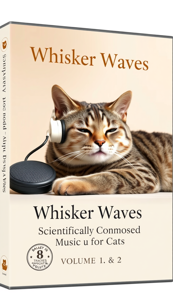 WHISKER WAVES — music scientifically composed to calm and engage your cat.